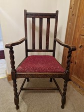 Antique Victorian Oak Barley