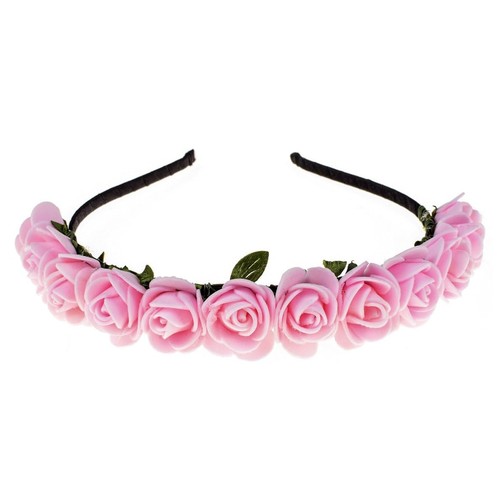 Boho floral crown rose - boho,