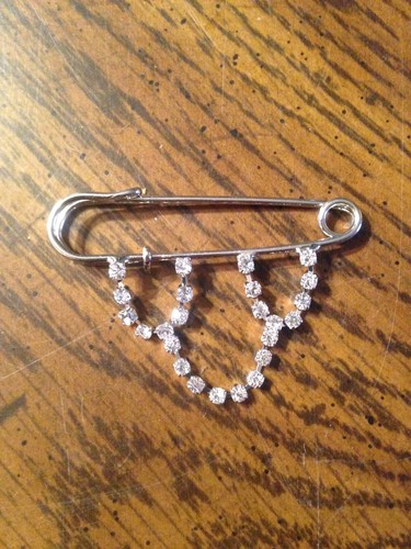 Rhinestone stock tie pin horse - rhinestone,