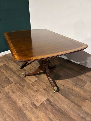 Mahogany twin pedestal dining - mahogany,