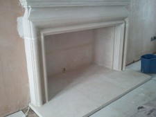 Portland Limestone Natural  Stone Fireplace