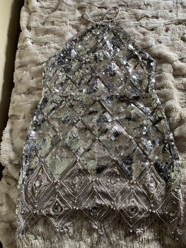 Asos silver sequin - silver,
