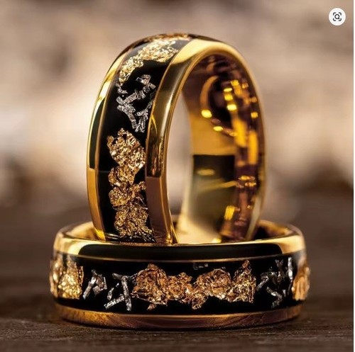8mm gold stainless - gold, steel