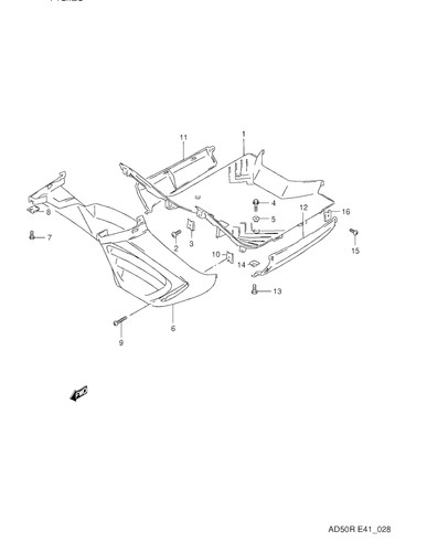 Suzuki genuine nut - uk110, l5