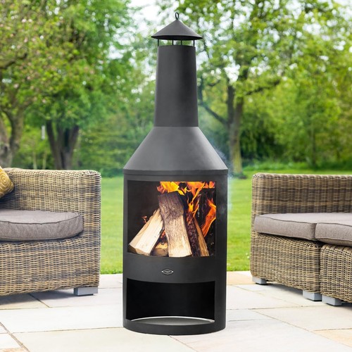 Harrier steel chiminea fire - steel,