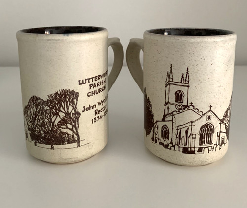Laugharne pottery mugs - laugharne, john