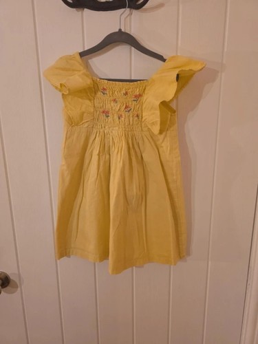 Girls dress age 5 yellow - girls,