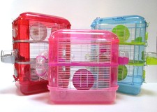 Fantazia Large 2/3 Tier Small Animal Cage Glitter Dwarf Hamster Mouse/Cage
