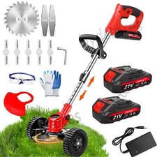 Wheel Cordless Strimmer Grass