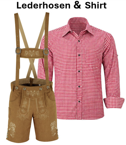 Lederhosen synthetic leather - ,