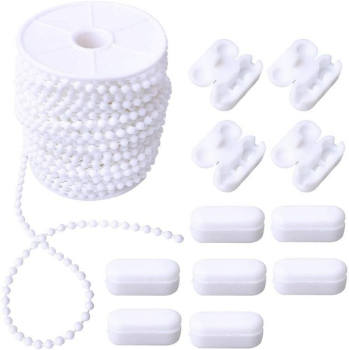 Roller blind beaded chain cord
