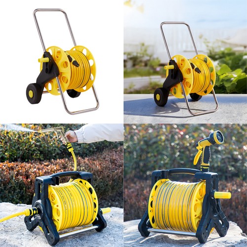 Hose reel cart with - hose,