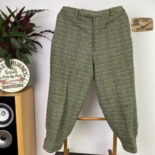P&J Haggart Handmade TWEED Breeks (30W) Herringbone Plus Fours Twos Shooting