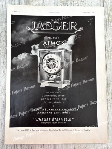 Jaeger pendule atmos - pendule,