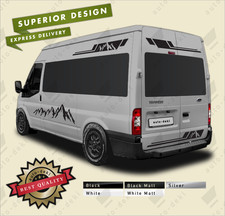MOUNTAINS STICKERS For TRANSIT Mk6 Mk7 (2000-2014) SWB MOTORHOME CAMPER STRIPES