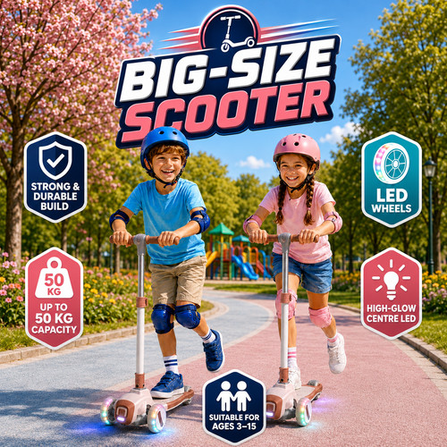 Wheel kids scooter flashing - wheel,