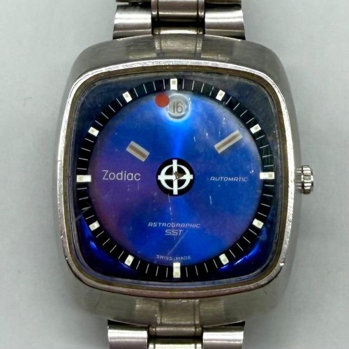 Men watch vintage zodiac - men's,