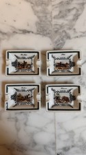 HERMES Mini Ashtray 4 Pcs Set