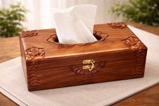 Handmade Solid Wooden Tissue