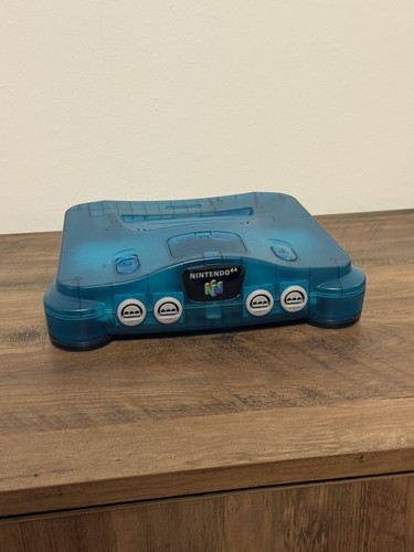 N64 ice blue pal nintendo - blue,
