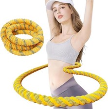 Weighted Hula Hoop for Adults Weight Loss, Soft Spring Foldable Fitness Hoop