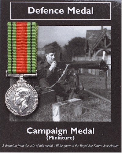 Defence medal campaign - -,