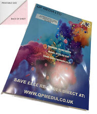 A3 PREMIUM GRADE 110GSM HEAT TRANSFER SUBLIMATION PAPER PINK BACK 100 200 500