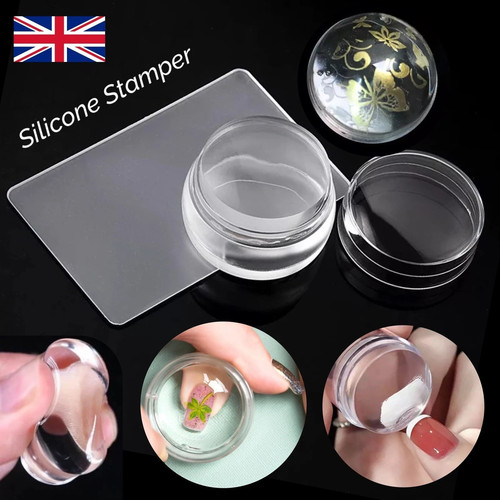 Silicone nail stamper french - silicone,