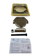 XENA MOTORCYCLE BIKE GROUND ANCHOR SINGLE BOLT HARDENED STEEL FOLDS FLAT 360