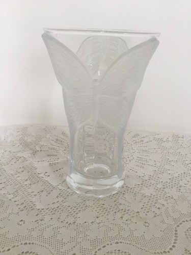 Butterfly crystal vase cristal - crystal,
