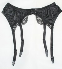 Beautiful BLACK Satin/Lace 4