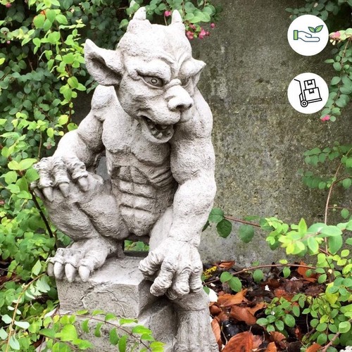 Stone cast guardian gargoyle - guardian,