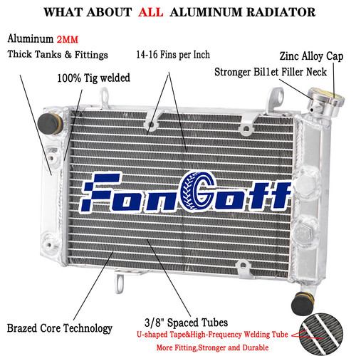 Aluminium radiator for - radiator,