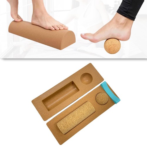 Cork balance board foot - cork,