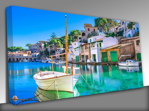Fishing harbor mallorca - on,