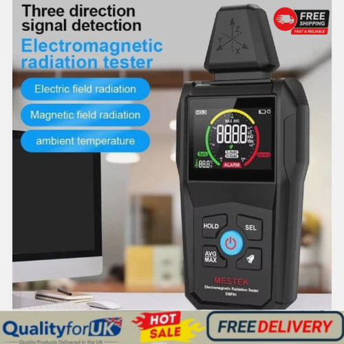 Digital emf meter lcd - digital,