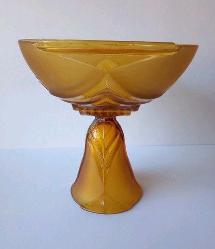 Stolzle amber glass vintage - stolzle,