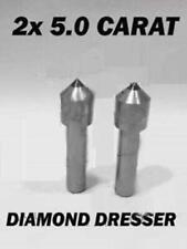 ​2 PCS CYLINDRICAL GRINDER DIAMOND DRESSER 5.0 CARAT FORTUNA,WMW,SHIPMAN,STUDER