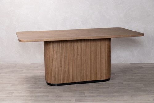 Rectangular oak dining table - rectangular,