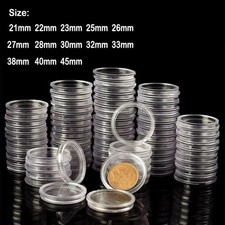 100Pcs Coin Cases Capsules