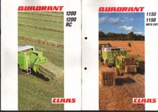 Two CLAAS Quadrant Large