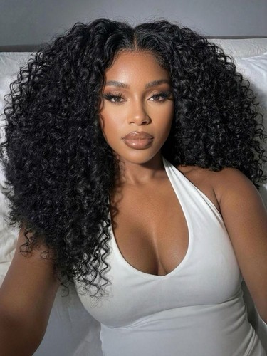 Afro kinky human hair wig - afro,