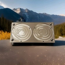 Double Mounting Plate for Heuer Dashboard Monte Carlo Rally Master Time Rallye