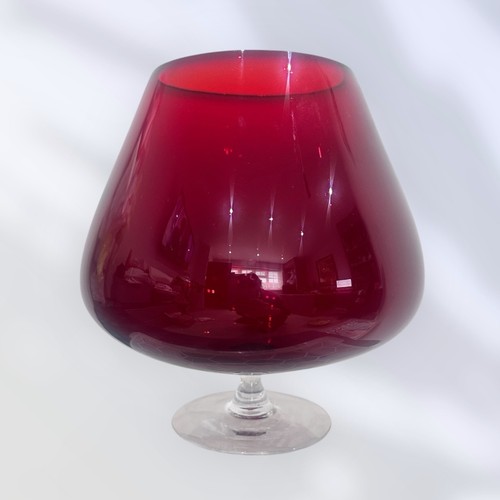 Mid century cranberry glass - cranberry,
