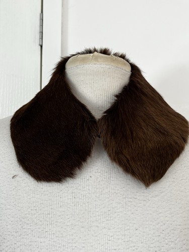 Vintage brown real fur - vintage, stole