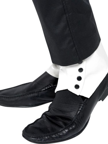 Smiffys spats white - smiffys,