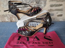 Dance & Sway Pink Black Patent