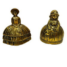Pair of Vintage Brass Bell