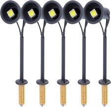 ARTIBETTER 5pcs Model Railway Lamp Spotlight Flood Lights, Miniature Sand... 