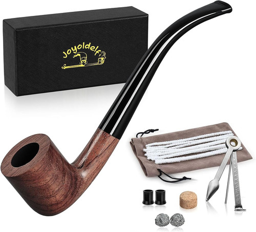 Rosewood tobacco pipe - pipe, set